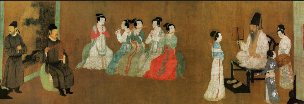 韩熙载夜宴图高清下载_五代顾闳中宋摹本超高清图