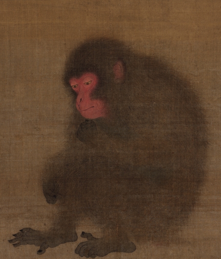 毛松猿图高清下载_南宋动物画超高清无水印大图