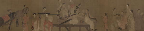 北齐杨子华 北齐校书图高清下载_宋摹本残卷无水印大图