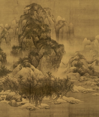 范宽雪景寒林图高清下载_北宋山水超高清无水印大图