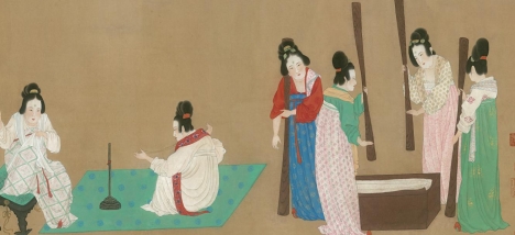 张萱捣练图高清下载_唐代仕女画超高清无水印大图