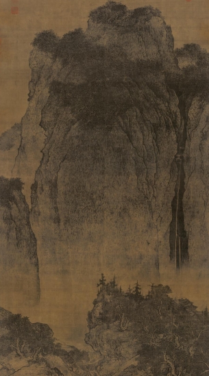 范宽溪山行旅图高清下载_北宋山水超高清无水印大图